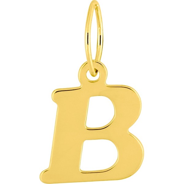 Pendentif Lettre B en Or 18K