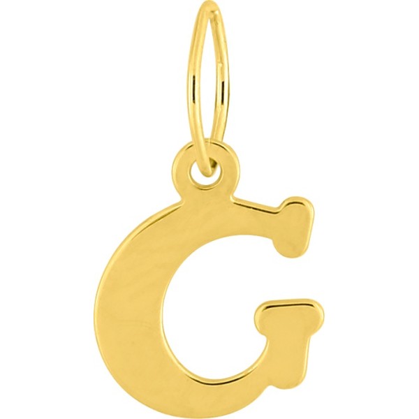 Pendentif Lettre G en Or 18K