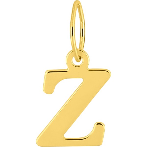 Pendentif Lettre Z en Or 18K